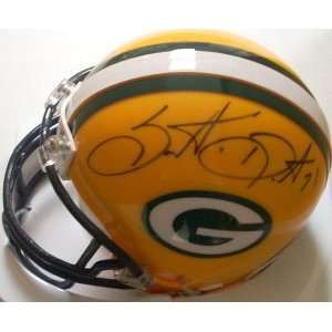  Santana Dotson Signed Packers Mini Helmet Sports 