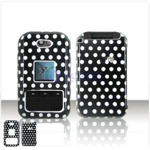  Black and White Polka Dots Case Cover for Brand Kyocera 