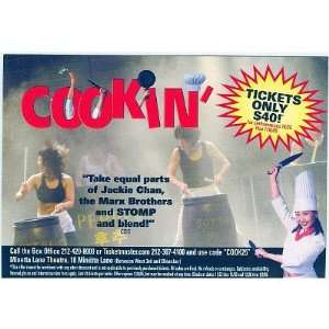  (4x6) Cookin (Broadway Ad) Theater Postcard