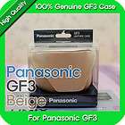 New Genuine PANASONIC GF3 Leather Case (Beige) for PANASONIC LUMIX GF3