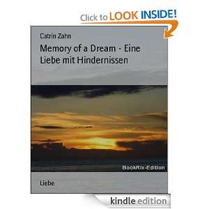 Memory of a Dream   Eine Liebe mit Hindernissen (German Edition 
