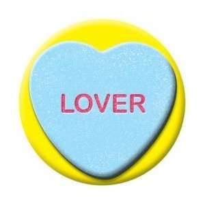Valentine Heart Candy Lover Button 81704: Grocery & Gourmet Food