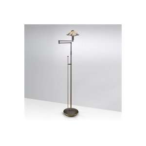  Holtkotter 9434 HBOB MRB Halogen SwingArm Floor Lamp 