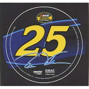 Brian Vickers #25 Circle Decal Sticker 