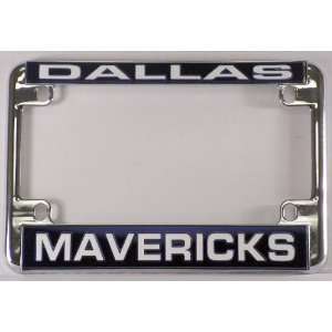   Mavericks Chrome Motorcycle License Plate Frame: Sports & Outdoors