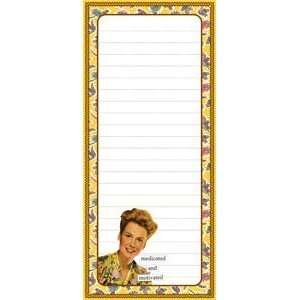   Anne Taintor Medicated & Motivated Magnetic Notepad