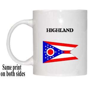  US State Flag   HIGHLAND, Ohio (OH) Mug 
