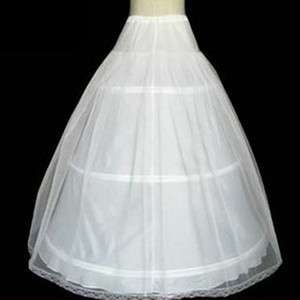 Comfortable High Quality 3 Hoops Strands Of Single Gauze Petticoat 