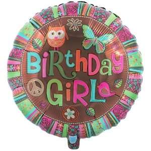 Lets Party By Party Destination Hippie Chick 18 Foil Birthday Balloon