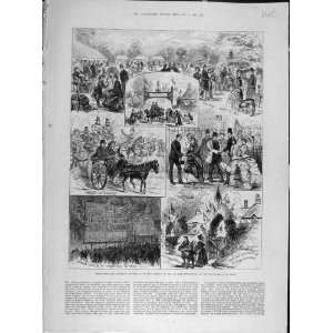   1883 Longleat Festivities Weymouth Marquis Bath Print