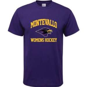  Montevallo Falcons Purple Youth Womens Hockey Arch T 