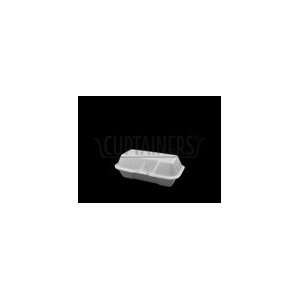  8 x 4 x 3 Hoagie White Foam Hinged Container 500 CT 