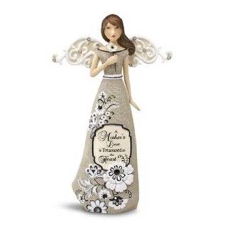 Modeles 88038 9 Inch Angel Holding Flower Mother Sentiment
