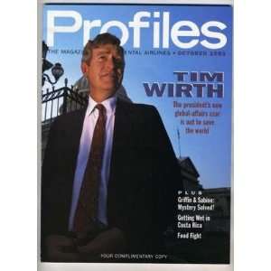   Continental Airlines Profile Magazine 1993 Tim Worth 
