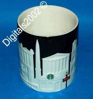 Starbucks Paris City Collector Series Mug in Relief Eiffel Tower Notre 