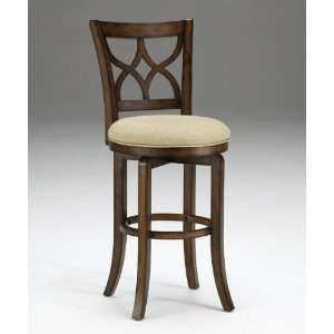  24H Sun Valley Brown Finish Swivel Counter Stool: Home 