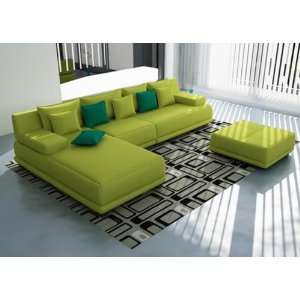 Modern Green Sectional Sofa 