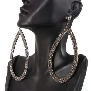   Inch Drop Earrings Iced Out Basketball Mob Wives Paparazzi Jewelry