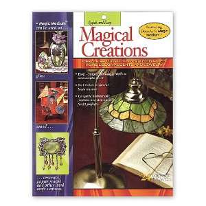  DecoArt Magic Medium Glass Paint Magical Creations book 