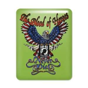  iPad Case Key Lime POWMIA The Blood Of Heroes Never Dies 
