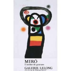    Joan Miro   Latelier De Gravure Offset Lithograph