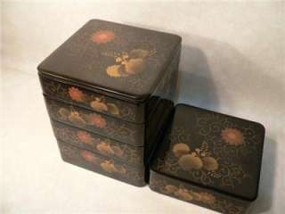 Finest Quality Jubako STACKED LUNCH BOX LACQUER MEIJI  