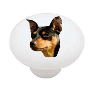  Mini Doberman Pinscher Decorative High Gloss Ceramic 