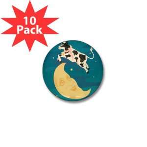  Mini Button (10 Pack) Cow Jumped Over the Moon: Everything 