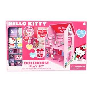  Hello Kitty Carry Along Mini Doll House: Toys & Games