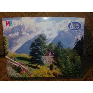   Mt. Blanc, France a 1000 Piece Puzzle By Milton Bradley: Toys & Games