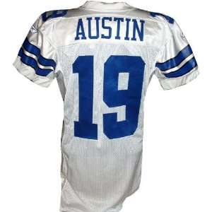 Miles Austin #19 Cowboys Game Issued White Jersey  (Tagged 2007)