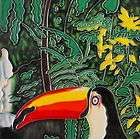 tropical bird wall art  