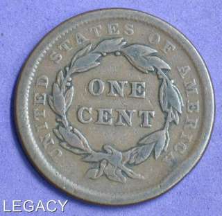1840 MATRON HEAD LARGE CENT EARLY DATE COPPER (ES  