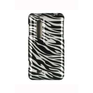  LG P920H Thrill 4G Graphic Case   Silver/Black Zebra 