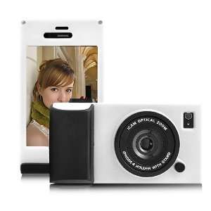  3 in 1 iCam Jacket Pack Case For iPhone 4 and 4S WHITE 