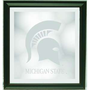  NCAA Michigan State Spartans Framed Wall Mirror: Home 