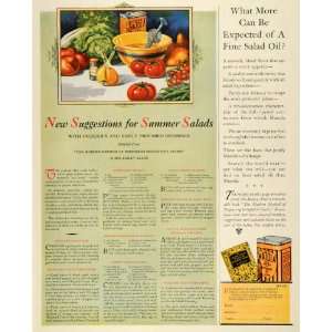   Recipe Mazola Recipes Vegetables   Original Print Ad