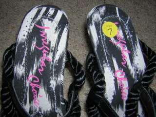 IRREGULAR CHOICE Rope Mule Heel Slide Shoes Womens 7  