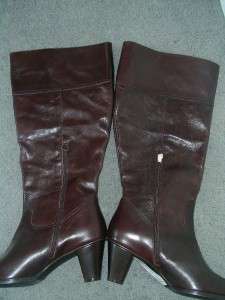 NEW Eddie Bauer ITALIAN Tall Dress Leather Boot 9.5 12  