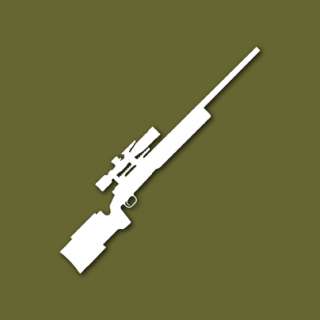 M40 USMC Sniper Rifle M 40 M40A3 Vinyl Sticker VSM40  