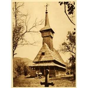  1932 Wooden Wood Church Maramures Romania Transylvania 