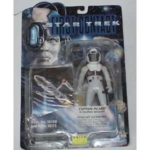  STAR TREK FIRST CONTACT PICARD IN SPACE SUIT MOC PATRICK 
