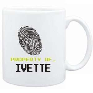  Mug White  Property of _ Ivette   Fingerprint  Female 