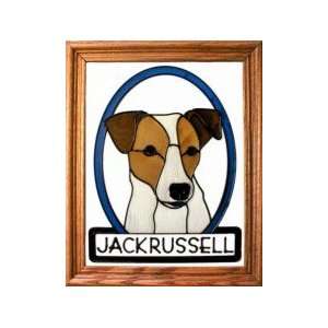  Jack Russell Terrier Stained Glass