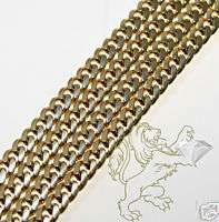 UNISEX 10K YELLOW GOLD MIAMI CUBAN CHAIN NECKLACE 32IN  