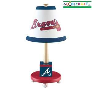  Guidecraft Major League Baseball™   Braves Table Lamp 