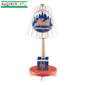  Guidecraft Major League Baseball?   Mets Table Lamp: Home 