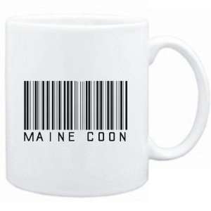  Mug White  Maine Coon BARCODE  Cats