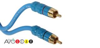 Premium Y Adapter 1 Female to 2 Male RCA Cable 1F/2M Subwoofer Audio 