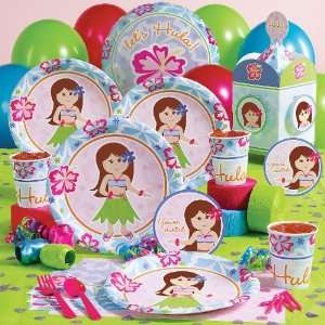  Hawaiian Girl Deluxe Party Pack for 8 Toys & Games
